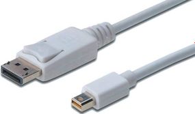 Digitus miniDisplayPort to DisplayPort (AM/AM) [3.0m, white] (AK-340102-030-W)