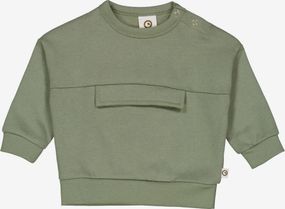 Дитячий теплий світшот для хлопчика Green Cotton 56 см Оливковий (25111268)