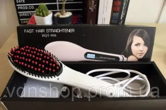 Електричний гребінець-випрямляч Fast Hair Straightener HQT-906 | Зображення 3