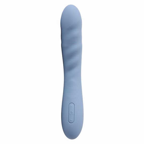 Смарт-вібратор з пульсацією Svakom Ava Neo Cornflower Blue, 15 режимів роботи, водонепроникний sexstyle