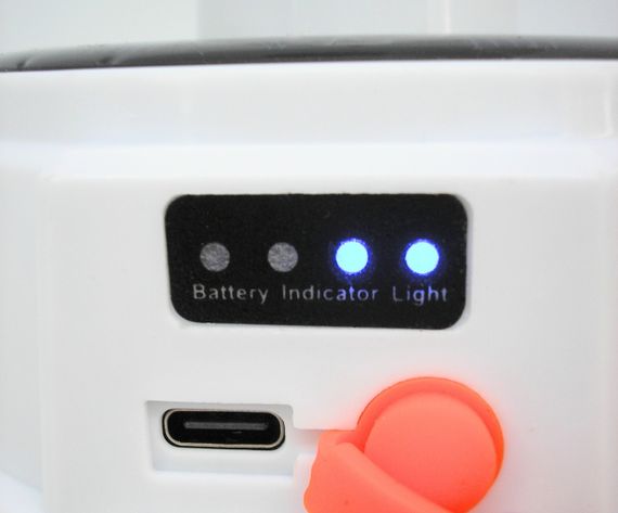 Лампа на аккумуляторе USB ЮСБ 2400 mAh + солнечная батарея с подвеской ЛЕД LED Solar Emergency Charging Lamp | Зображення 7