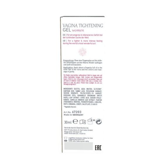 Збудливий крем для звуження піхви SHIATSU tightening Gel, 30 мл | Зображення 2