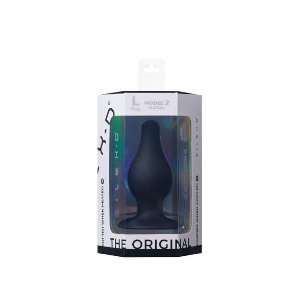 Анальна пробка SilexD (Model 2 size L) двошаровий, силікон+Silexpan, діаметр 4,5 см | Зображення 3