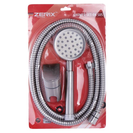 Душовий набір (шланг, лійка, кронштейн) Zerix Shower SET-04 (ZX3099) | Зображення 1