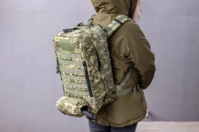 Польовий рюкзак з ношами Піксель для бойового парамедика для надання невідкладної допомоги