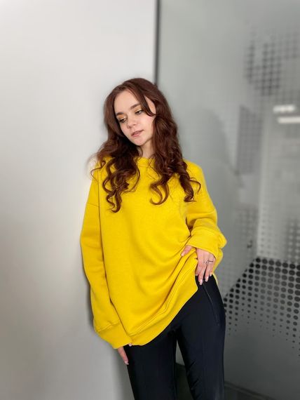 Світшот жіночий Носи своє 50 Жовтий (p-12577-140563) | Зображення 6