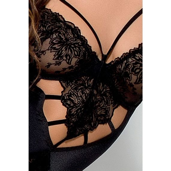 Боді монокіні Passion Exclusive HAYA BODY L/XL, black | Зображення 4