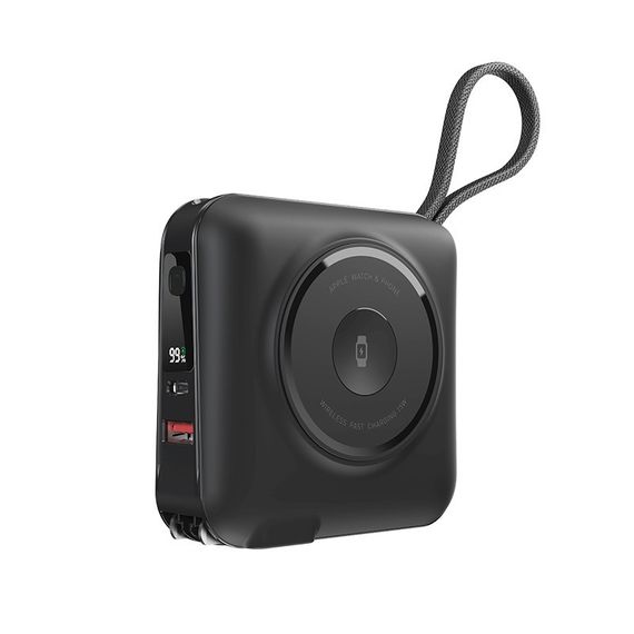 Портативний ЗП Power Bank WIWU Wi-P051 6 in 1 PD45W з БЗП 15000 mAh Black | Зображення 4