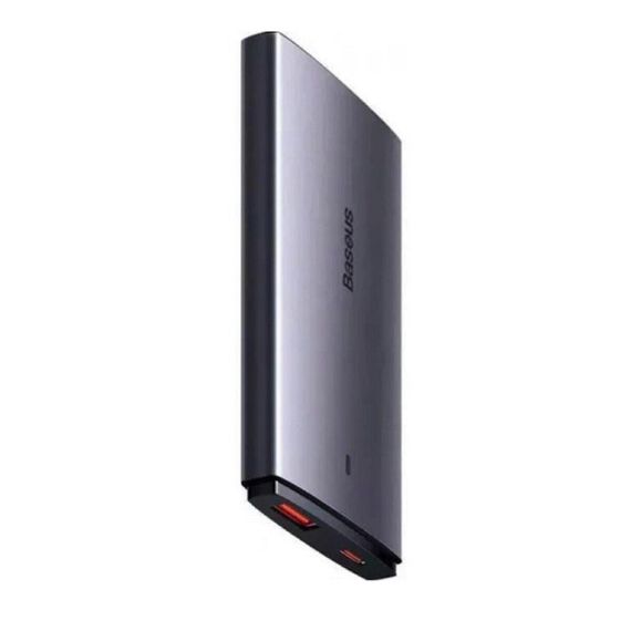 Мережевий зарядний пристрій Baseus GaN5 Pro Ultra-Slim Fast Charger C+U 65W Gray (With Mini White Cable Type-C 2 Type-C) | Зображення 2