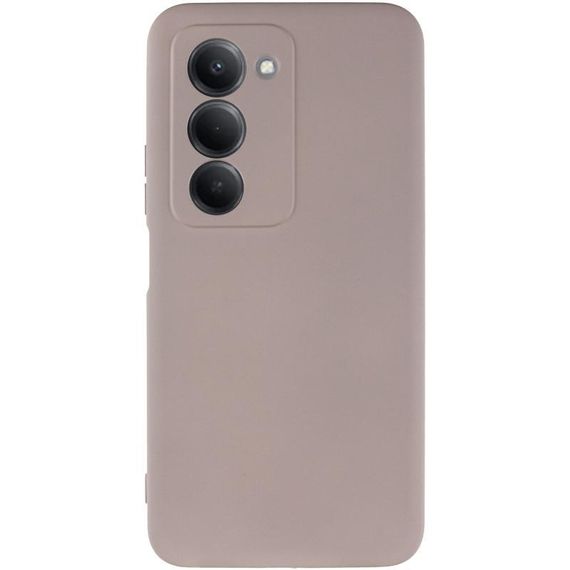 Чохол TPU GETMAN Liquid Silk Full Camera для Xiaomi Redmi 15 (EU) Сірий / Lavender | Зображення 1