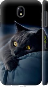 Чохол на Samsung Galaxy J7 J730 (2017) Димчастий кіт "825m-786-2448"