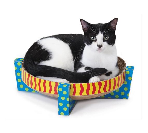 Когтеточка OutwardHound Scratch Snuggle & Rest Tan 34 см х 34 см х 10 см | Зображення 1