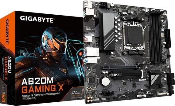 Материнська плата GIGABYTE A620M GAMING X sAM5 A620 4xDDR5 M.2 HDMI DP mATX A620M_GAMING_X | Зображення 4