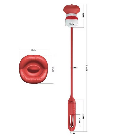 Гнучкий вібростимулятор із функцією лизання Pretty Love Romance - Alyss, MC62 Sex Aura | Зображення 2