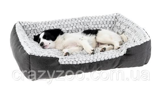 Лежак для собак і котів Ferplast Sweetie 90 зі штучним хутром сірий 91x72 x19 см 81064799 | Зображення 3