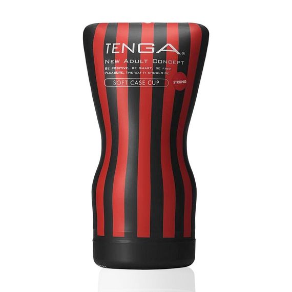 Мастурбатор Tenga Squeeze Tube Cup (м’яка подушечка) STRONG стискається