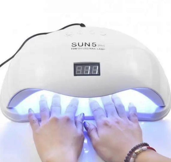 Лампа UVLED SUN 5 PRO 72 Вт на дві руки для манікюру | Зображення 6