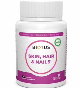 Комплекс для шкіри, волосся, нігтів Biotus Hair, Skin & Nails 30 Tabs BIO-531194
