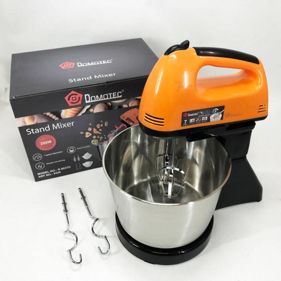 Міксер двовінчиковий побутовий Domotec, Міксер для кухні Кулінарний тіста RS-36 | Зображення 7