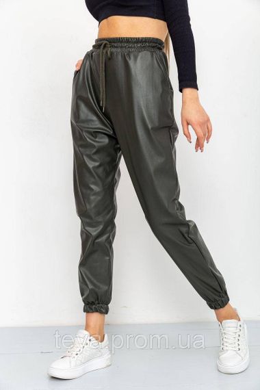 Лосины женские на флисе цвет темно-зеленый размер M FA_001029 | Зображення 2