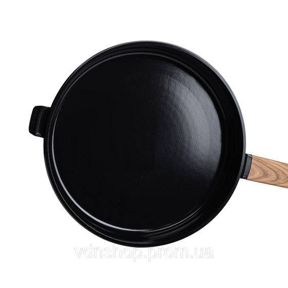 Алюминиевая сковорода с керамическим антипригарным покрытием 3,2 л Ø 28 см черная MGC HP-4-459B | Зображення 1