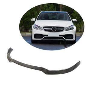 Передняя накладка на бампер Lip для E63 AMG 2013-2016 Карбон для Mercedes E-сlass W212