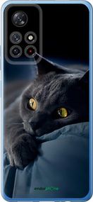 Чохол на Xiaomi Poco M4 Pro 5G Димчастий кіт "825u-3851-2448"