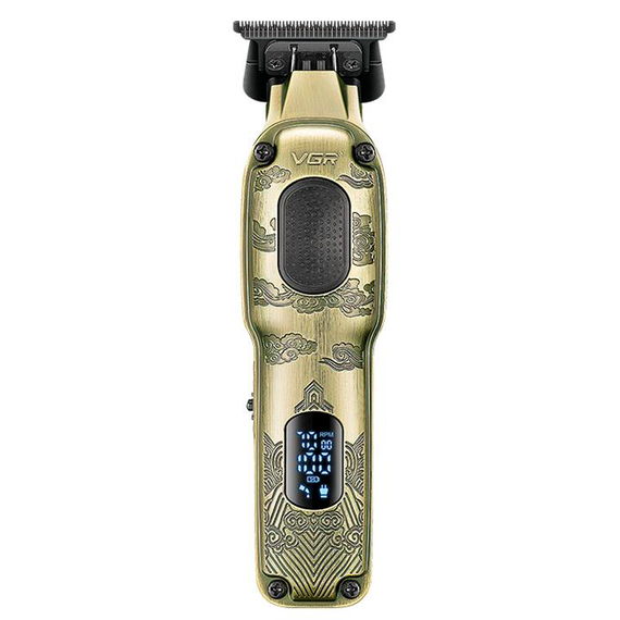 Триммер для стрижки аккумуляторный VGR V-954, 4 насадки, 7000 RPM, LED дисплей | Зображення 1