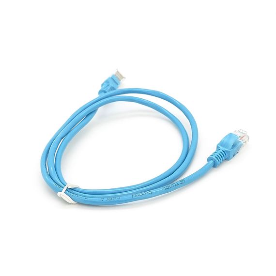Патч-корд литий RITAR, CCA, UTP, RJ45, Cat.5e, 1m, синій Q1000 | Зображення 1