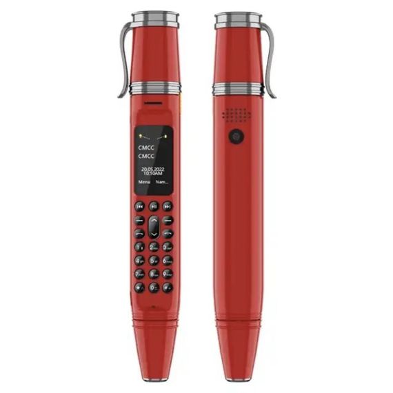 Міні мобільний телефон ручка AIEK BM111 2SIM Червоний