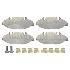 Колодки тормозные передние Mercedes Benz Vito 639, AutoTechteile, 100 4261, 4261