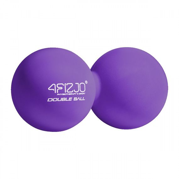 Масажний м'яч подвійний 4FIZJO Lacrosse Double Ball 6.5 x 13.5 см Purple 4FJ0325 (P-5907739314338)