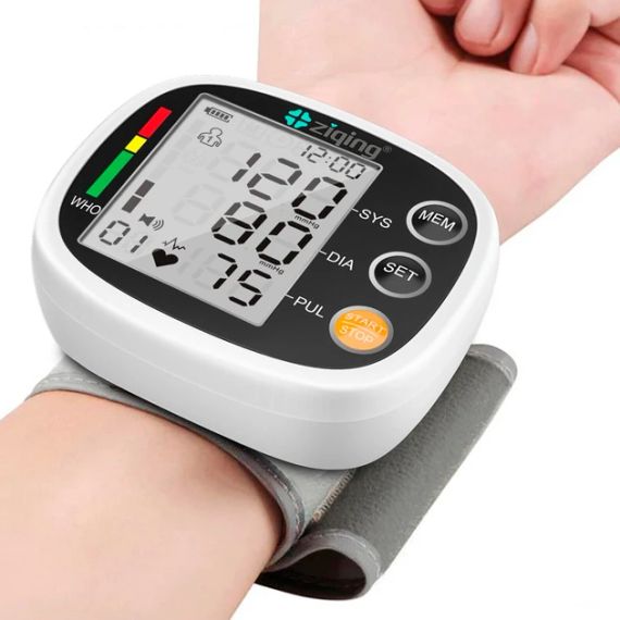 Тонометр Ziqing XW-03 автоматичний на зап'ястку від акумулятора Білий | Зображення 3