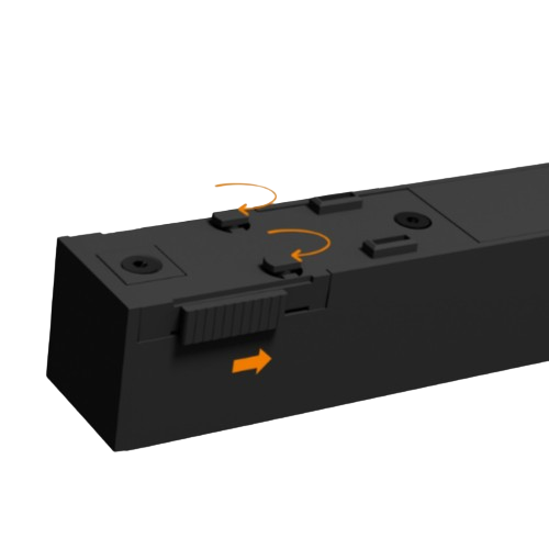 LED Світильник магнітний трековий 10,5W 4000К 48V чорний VL-TRMS-LD430B Videx | Зображення 2