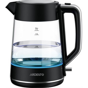 Електрочайник 1,7л 1850-2200W скло Otter контроль чорний EKL-F115 Sencor