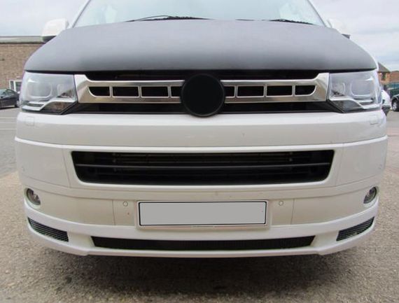 Накладка на передний бампер Sport 1 (под покраску) для Volkswagen T5 2010-2015 гг | Зображення 1
