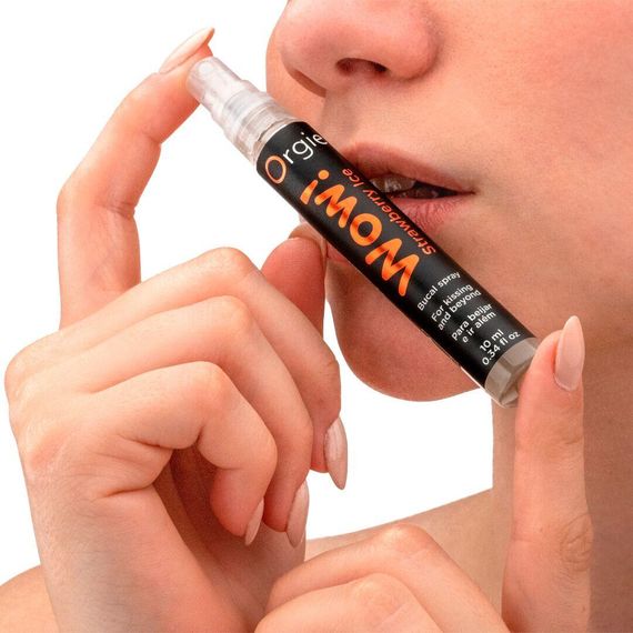 Спрей для орального секса Orgie – Wow! Strawberry Ice (10 мл) с охлаждающим эффектом | Зображення 1