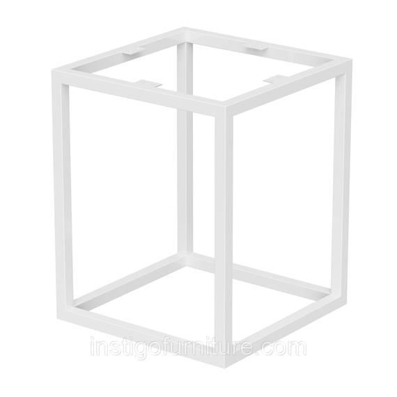 Каркас для журнального столу з металу 340×340mm, H=420mm Білий | Зображення 1