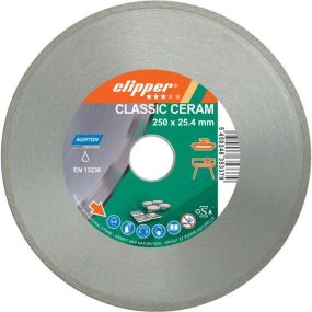 Диск алмазний по кераміці NORTON CLIPPER CLA CERAM 250 x 25,4 мм (70V025)