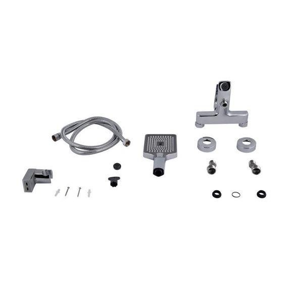 Смеситель для ванны Qtap Aries (c душевым гарнитуром) QTARI259CRM45559 Chrome | Зображення 4