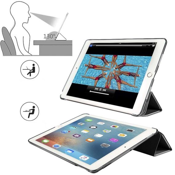 Чохол до планшета BeCover Tri Fold Hard Apple iPad 9.7 2017/2018 A1822/A1823/A1893/A19 (706863) | Зображення 4