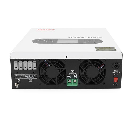 Гібридний інвертор MUST PV18-2012ECO, 2000W, 12V, струм заряду 80A, 170-280V | Зображення 3