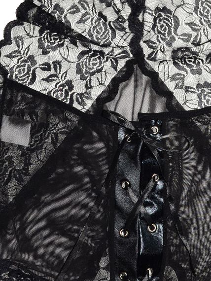 Пеньюар Боді Babydoll L Чорний 0183-2 | Зображення 5