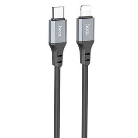 Дата кабель Hoco X86 Spear Type-C to Lightning 20W (1m) Black