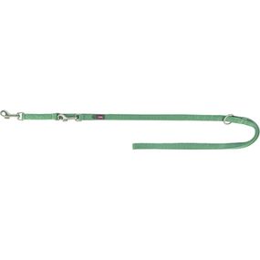 Повідок Trixie Premium для собак регульований двошаровий XS–S 2 м 15 мм світло-зелений