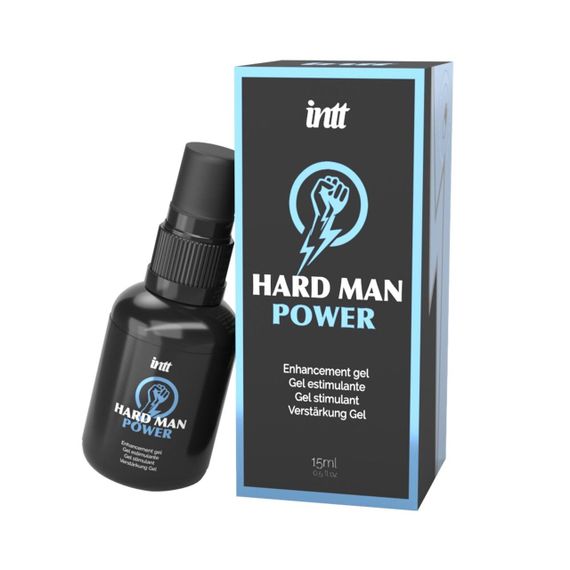 Стимулирующий гель для эрекции Intt Hard Man Power (15 мл), экстракт гингко билоба, таурин Sex Aura | Зображення 1