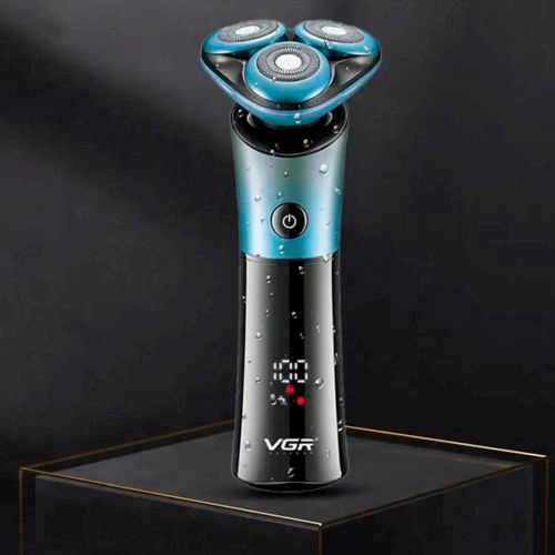 Электробритва VGR V-326, роторная, IPX6, LED дисплей | Зображення 1