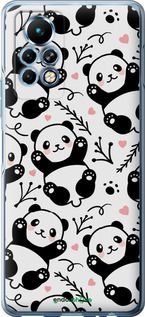 Чохол на Infinix Note 11 Pro Панди "4318u-2865-2448"