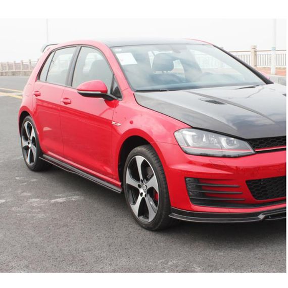 Боковые Пороги (для GTI HB 2012-2017, Карбон) для Volkswagen Golf 7/E-Golf | Зображення 1