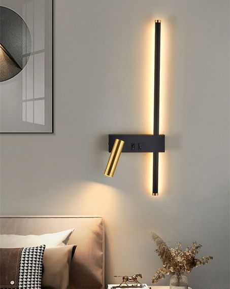 Бра LED 27568 Чорний 50х16х10 см.